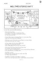 Vorschau - Arbeitsblätter - (3) Lesen und Malen Weltmeisterschaft - Differenzierung und Lösung - Seite 3