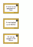 Vorschau - Spiele - Personalpronomen Karten Spiel - Akkusativ und Dativ /DaZ& DaF/A1-A2 - Seite 2