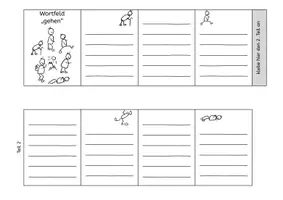 Vorschau - Arbeitsblätter - Wortfeld-gehen - Deckblatt