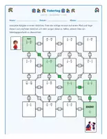 Vorschau - Arbeitsblätter - Vatertag Brüche Addieren Labyrinth Klasse 6-7 - Seite 2