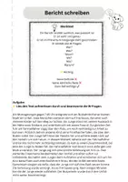 Vorschau - Arbeitsblätter - Bericht schreiben - Busbahnhof (ab Kl. 3) - Seite 1