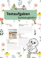 Vorschau - Arbeitsblätter - Sachaufgaben - Mathe ab Klasse 3 (Grundrechenarten) - Deckblatt