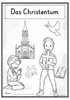 Vorschau - Arbeitsblätter - Das Christentum 3. 4. 5. 6. Klasse Unterrichtseinheit Arbeitsheft Lerntheke und Bildkarten Weltreligionen Religion Ethik Grundschule - Seite 3