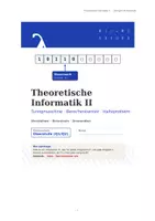 Vorschau - Arbeitsblätter - Übungsheft: Theoretische Informatik II - Oberstufe: Berechenbarkeit – Turingmaschine & Halteproblem - Seite 1