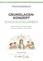 Vorschau - Merkblätter - Grundlagen-Konzept Schulsozialarbeit – Praxishandbuch - Deckblatt