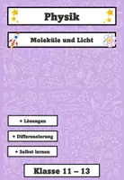 Vorschau - Arbeitsblätter - Moleküle und Licht – Treibhauseffekt & IR-Absorption | PhET-Arbeitsblatt Oberstufe mit Lösungen - Deckblatt