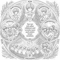 Vorschau - Mal- und Bastelvorlagen - Mandala und Fantasiereise: ICH, DU & WIR - Seite 2