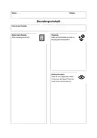 Vorschau - Arbeitsblätter - Beobachtungsbogen Sportunterricht - Deckblatt