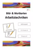 Vorschau - Bildkarten - DaZ: Arbeitstechniken Bild- und Wortkarten - Deckblatt