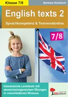 Vorschau - Arbeitsblätter - English texts 2 Klasse 7-8 | Lesetexte Englisch, Textverständnis, Landeskunde, Wortschatz, Grammatik, Eastbourne | Englisch Sekundarstufe I Klasse 7-8 Lösungen - Deckblatt