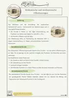 Vorschau - Arbeitsblätter - Mekkanische und medinensische Offenbarungen im Koran - Seite 1