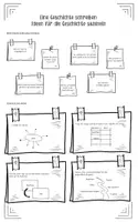 Vorschau - Merkblätter - Kreatives Schreiben: Anleitung zum Geschichtenschreiben (Schülermaterial) - Seite 1