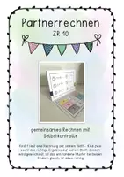 Vorschau - Arbeitsblätter - Partnerrechnen ZR 10 - Deckblatt