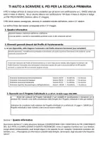 anteprima - Materiale di supporto/inclusione - Ti aiuto a scrivere il PEI per la scuola primaria. - Pagina 1