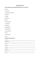 Vorschau - Arbeitsblätter - Synonyms, antonyms and definitions - Deckblatt