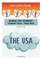 Vorschau - Merkblätter - The USA - Topic Vocabulary | Language Support | Scaffolds - Deckblatt