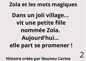 Aperçu - Cartes / Images - Zola et les mots magiques - Page 1