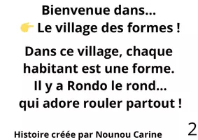 Aperçu - Cartes / Images - Le village des formes Kamishibaï - Page 1