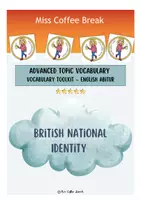 Vorschau - Merkblätter - British National Identity and Self-Perception - Topic Vocabulary | Language Support - Deckblatt
