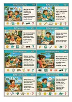 Vorschau - Arbeitsblätter - Sommer-Reflexionskarten für Klasse 5–7 – Reflexionsmaterial zum Schuljahresende mit Arbeitsblättern - Seite 1
