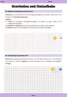 Vorschau - Arbeitsblätter - Gravitation und Umlaufbahn – PhET-Arbeitsblatt Sonnensystem mit Lösungen | Klasse 9+10 differenziert - Seite 3