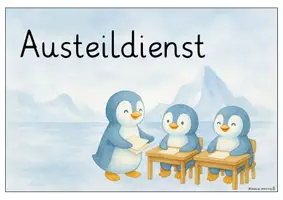 Vorschau - Anderer Materialtyp - Klassendienste Pinguin-Edition - Seite 1