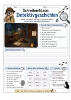 Vorschau - Arbeitsblätter - Schreibanlässe - Detektivgeschichten - Seite 1