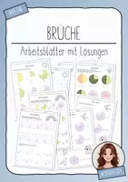 Vorschau - Arbeitsblätter - Brüche - Arbeitsblätter - Deckblatt