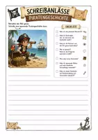 Vorschau - Arbeitsblätter - Schreibanlässe - Piratengeschichten - Seite 1