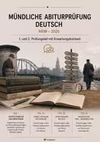 Vorschau - Test - Deutsch: Mündliche Abiturprüfung NRW 2025 - Deckblatt