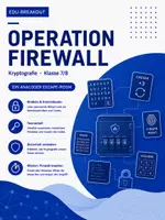 Vorschau - Stundenentwürfe - Breakout: Kryptografie & Verschlüsselung (Operation Firewall) – Escape Room Informatik (Klasse 7/8) - Deckblatt