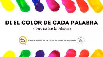 Vista previa - Juegos / Gamificación - ¡Reta a tu cerebro! Actividad efecto Stroop lista para casa o clase (en español + inglés) - página 1