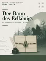 Vorschau - Arbeitsblätter - Breakout: Goethe „Erlkönig“ – Escape Room Balladen & Grammatik (Klasse 7/8) - Deckblatt