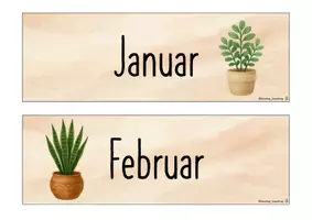 Vorschau - Anderer Materialtyp - Tagestransparenz/Kalender Boho-Stil - Seite 1