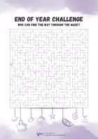 Vorschau - Arbeitsblätter - End of year - Maze Challenge (summer-themed classroom activities) - Seite 1
