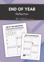 Vorschau - Arbeitsblätter - End of Year Reflection Worksheets (about learning progress, classroom experiences, personal growth ...) - Deckblatt