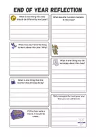 Vorschau - Arbeitsblätter - End of Year Reflection Worksheets (about learning progress, classroom experiences, personal growth ...) - Seite 2