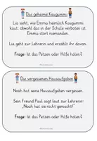 Vorschau - Spiele - Petzen oder Hilfe holen? - 30 Mini-Geschichten - Seite 1