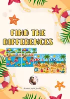 Vista previa - Tarjetas / Manipulativos - SUMMER FIND THE DIFFERENCES - página 1