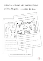 Vista previa - Hojas de trabajo - PINTA SEGUINT LES INSTRUCCIONS - Portada