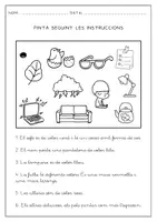 Vista previa - Hojas de trabajo - PINTA SEGUINT LES INSTRUCCIONS - página 3