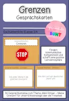 Vorschau - Bildkarten - Gesprächskarten zum Thema Grenzen - Deckblatt