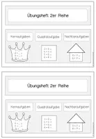 Vorschau - Arbeitsblätter - Übungsheft 2er Reihe (Trainingsheft Einmaleins) - Seite 2