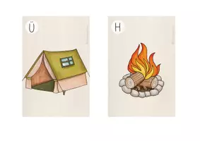 Vorschau - Arbeitsblätter - Lesespaziergang - Camping (Klasse 1-2) - Seite 2
