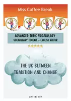 Vorschau - Merkblätter - The UK Between Tradition and Change - Topic Vocabulary | Language Support | Scaffolds - Deckblatt