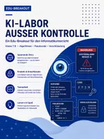 Vorschau - Arbeitsblätter - Breakout: KI-Labor außer Kontrolle – Escape Room Informatik (Klasse 7/8) - Deckblatt