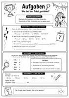 Vorschau - Arbeitsblätter - Sommer Vertretungsstunden Paket Klasse 5–8 – 5 fertig einsetzbare Arbeitsblätter für Deutsch und Mathe - Seite 3