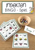 Vorschau - Spiele - Insekten Bingo - Spiel - Deckblatt