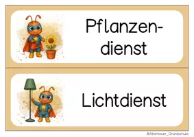 Vorschau - Bildkarten - Ameisenklasse Klassendienste Klassentier Ameise - Seite 2
