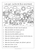 Vorschau - Anderer Materialtyp - Lesen & Malen Arbeitsheft (sinnerfassendes Lesen) - Seite 3